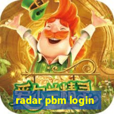 radar pbm login